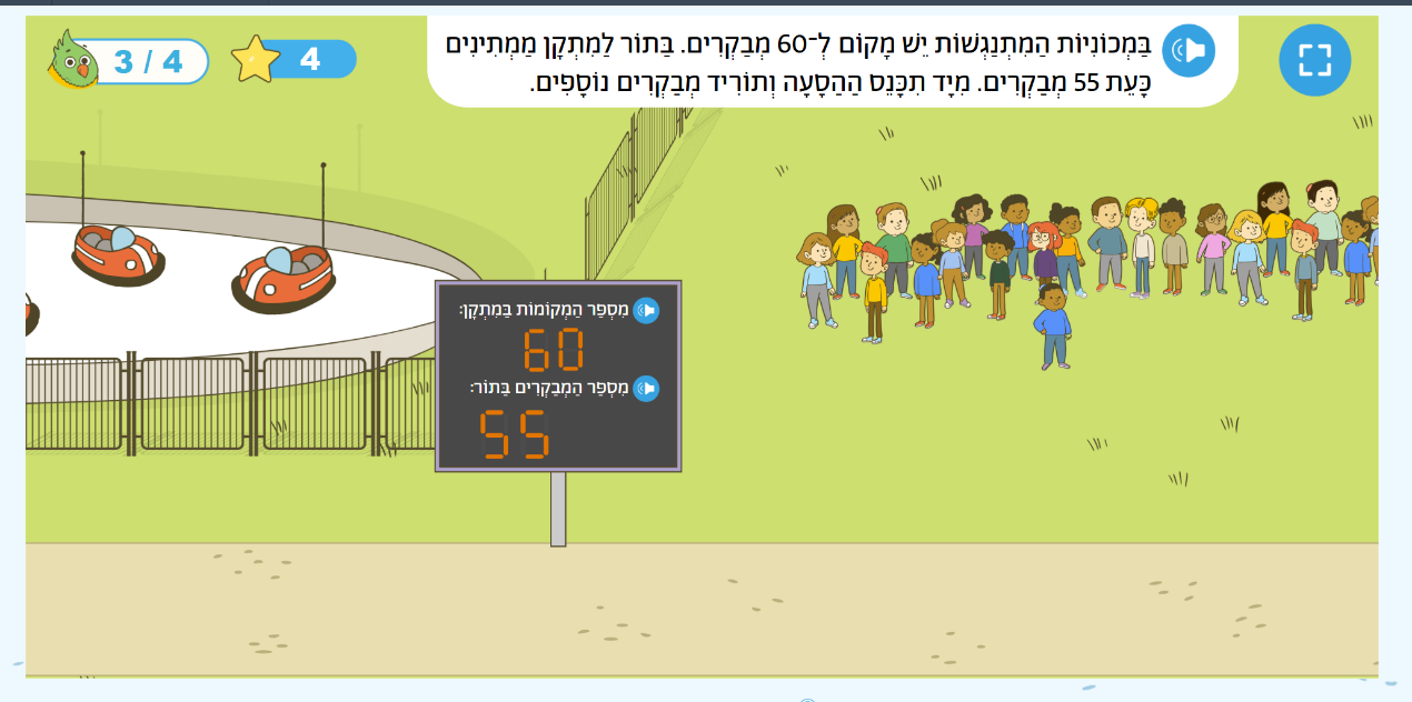Carnival ride capacity comparison scene